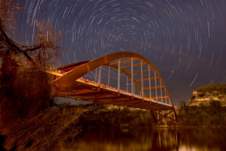 360 Star Trails by artist Derris Lanier
